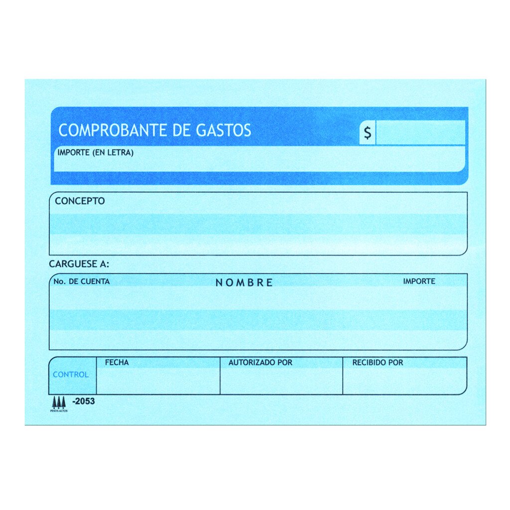 Block Comprobante De Gastos 14 C50 Hojas Rayter Gm Co 4590